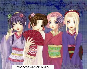 Naruto Girls - hina ten saku ino:) - Naruto
